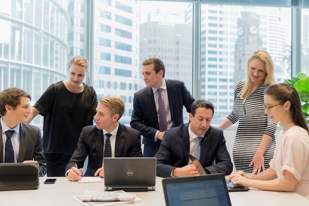 Custom website design and development workspace