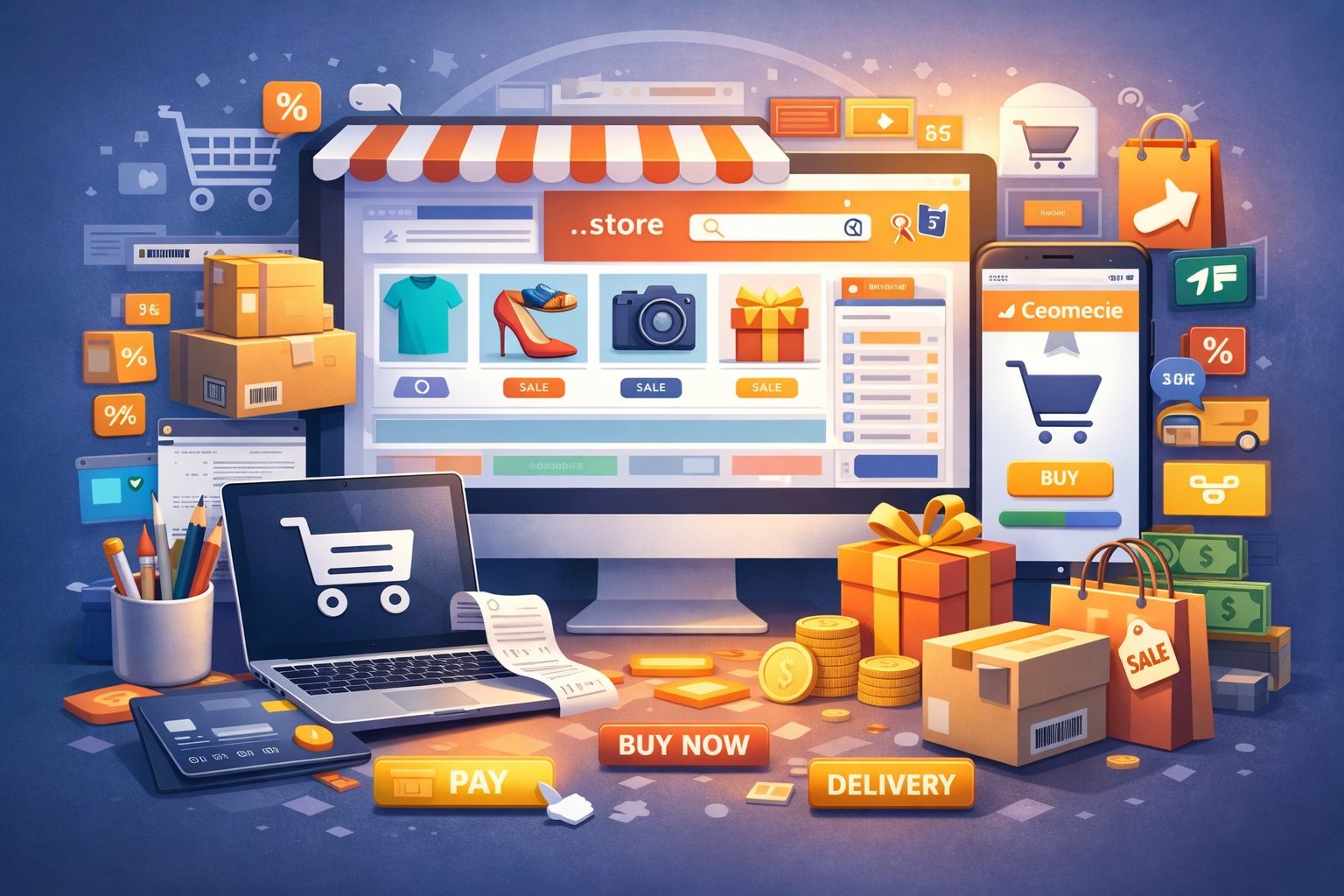 Ecommerce website development services